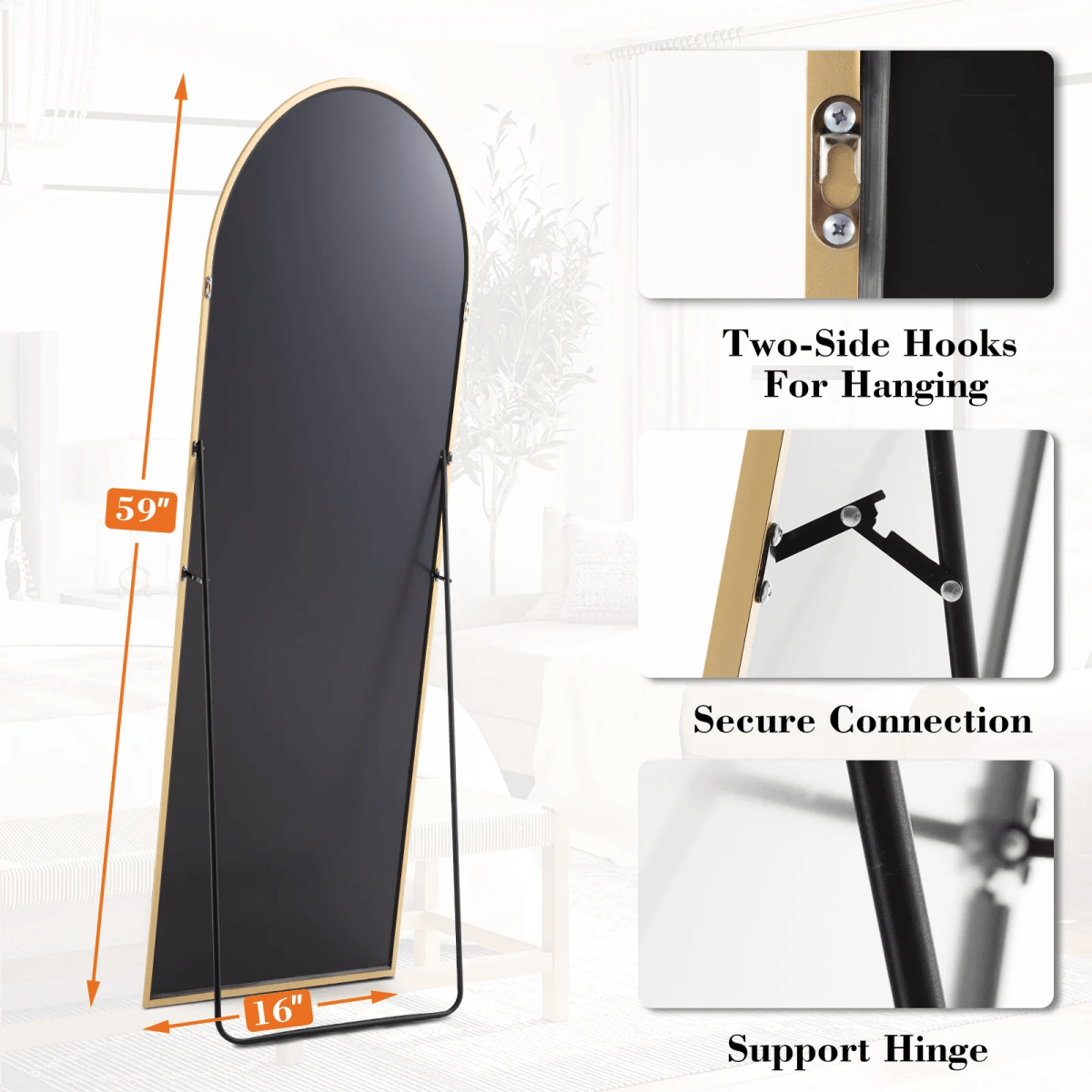 Full Length Mirror for walls - Sanditools Home&Decor