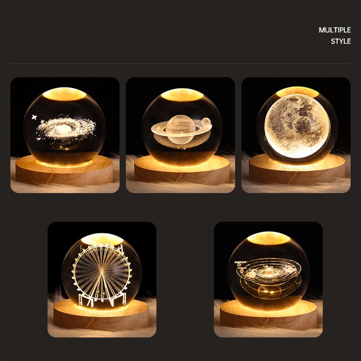 LED Galaxy Crystal Ball - Sanditools Home&Decor