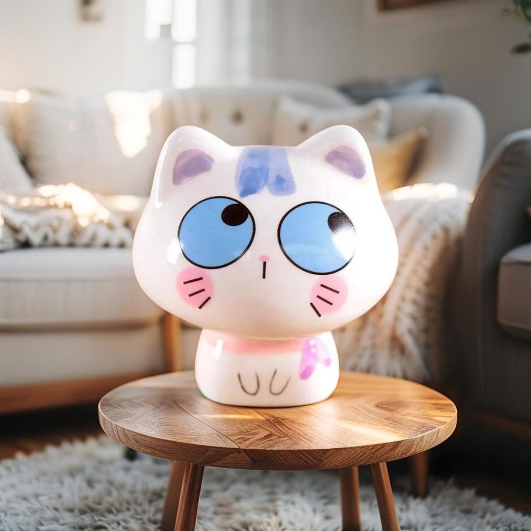 porcelain cat figurines for collectors - Sanditools Home&Decor