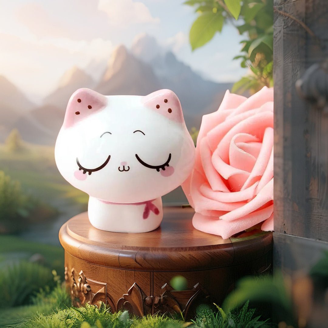 porcelain cat figurines for collectors - Sanditools Home&Decor