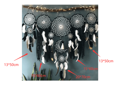 5pcs/set Boho Macrame Dream Catchers - Sanditools Home&Decor