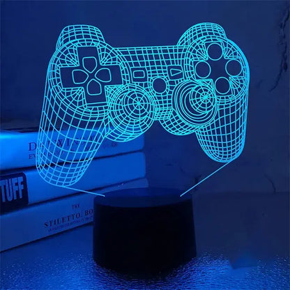 3D LED Lamp for Game Room