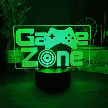 3D LED Lamp for Game Room