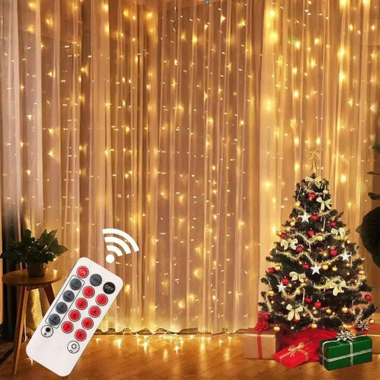 Christmas Curtain Lights - Sanditools Home&Decor