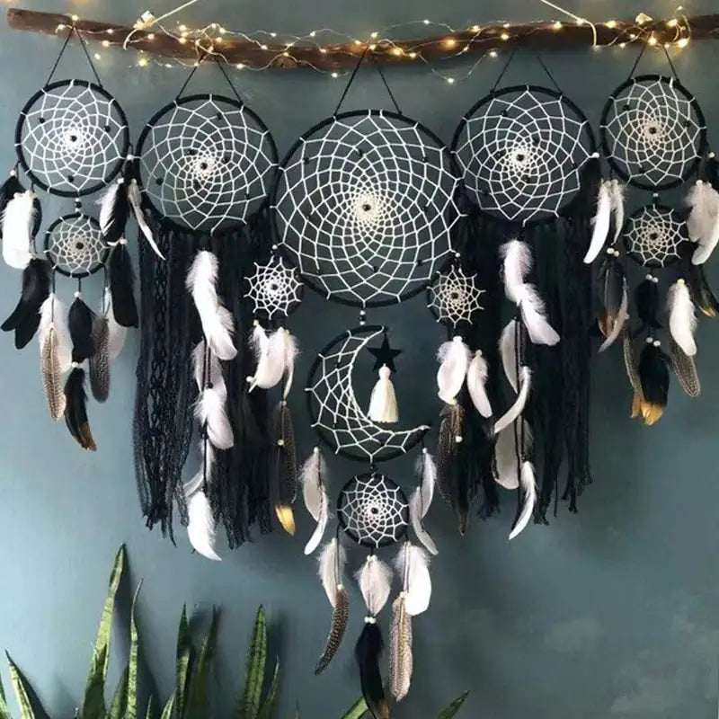 5pcs/set Dream Catchers Boho Home Decor Macrame Dream catchers