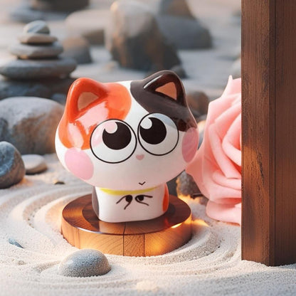 porcelain cat figurines for collectors - Sanditools Home&Decor