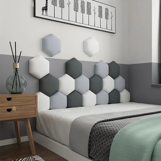 Removable 3D wall sticker for bed backboard - Sanditools Home&Decor
