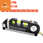 3 in 1 Laser Tape Measure Laser Distance Measuring Rangefinder Infrared High-Precision Digital Electronic Ruler Measuring Level