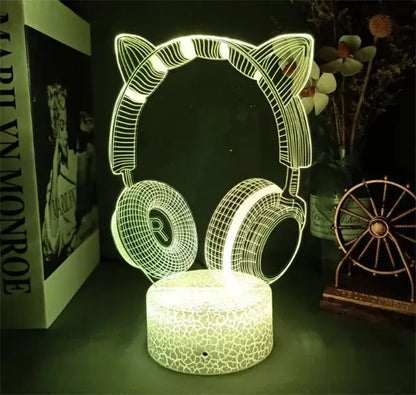 3D LED Lamp for Game Room